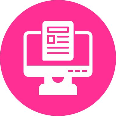 seo modern simgesinin vektör illüstrasyonu