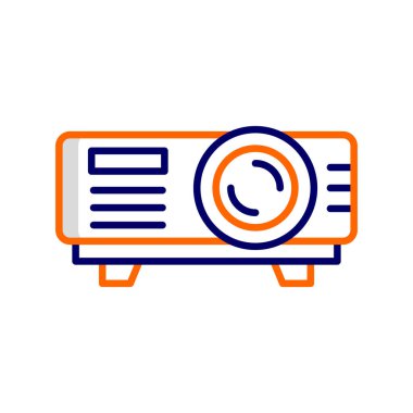 Projector web icon vector illustration
