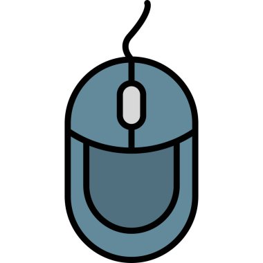 fare düz vektör simgesi