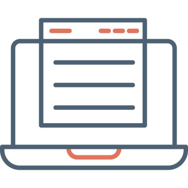 vector illustration of abstract website