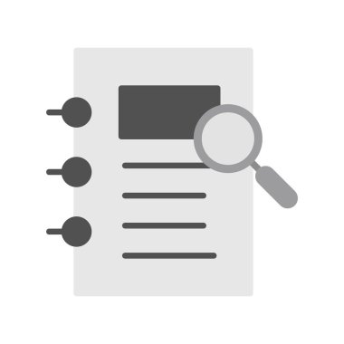 Not defteri web simgesi, vektör çizim