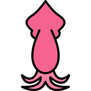 Çizgi film simgesinin vektör çizimi