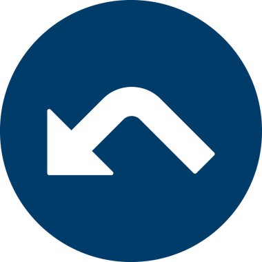 Zıplama oku. Web simgesi basit tasarım 