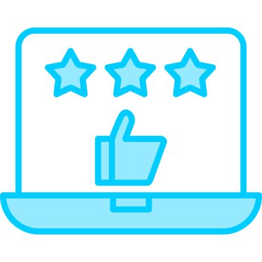 İyi gözden geçirme modern simgesi, vektör illüstrasyonu