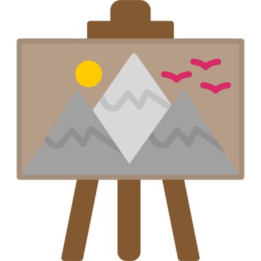 Fotoğrafı gösteren bir resim. vektör illüstrasyonu