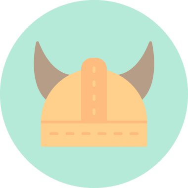 Kask simgesi vektör illüstrasyonu 