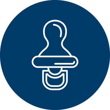 Emzik simgesi vektör çizimi