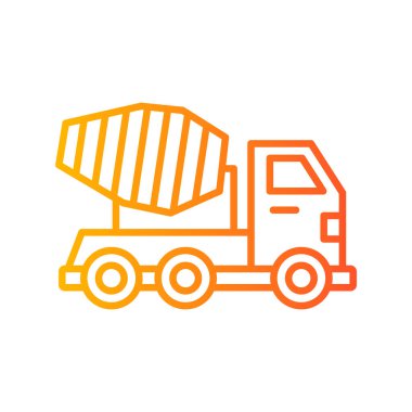 araç web simgesi basit illüstrasyon