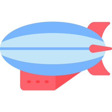 Roket. Web simgesi basit illüstrasyon