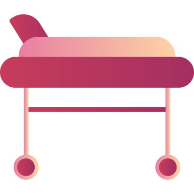 Sedye modern ikon vektör illüstrasyonu