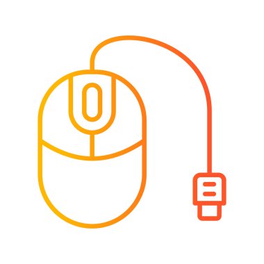 Bilgisayar fare web simgesi, vektör çizim