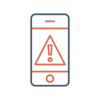 akıllı telefon simgesi vektör illüstrasyonu