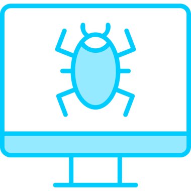 Computer Virus icon modern vector illustration