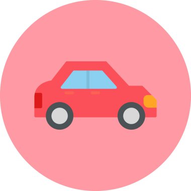 araba simgesi vektör illüstrasyonu