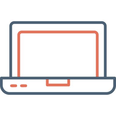 Bilgisayar. Web simgesi basit illüstrasyon