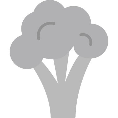 Brokoli. Web simgesi basit illüstrasyon