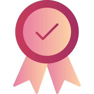 Madalya. Web simgesi basit illüstrasyon