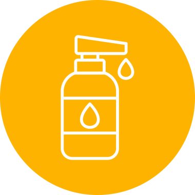 Bebek losyonu web simgesi basit illüstrasyon