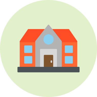 Ev simgesinin vektör illüstrasyonu