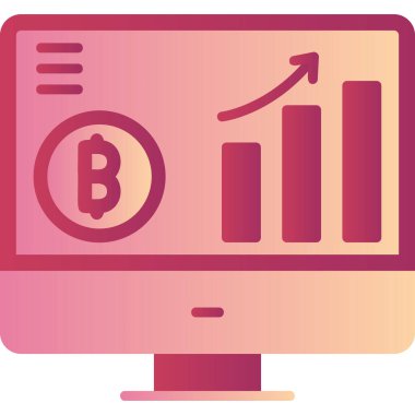 Bilgisayar. Web simgesi basit illüstrasyon 