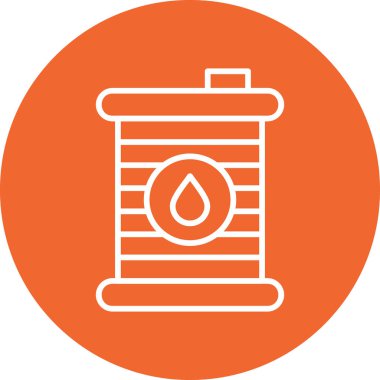 Petrol varil simge vektör çizim