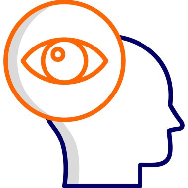 Vision icon modern vector illustration