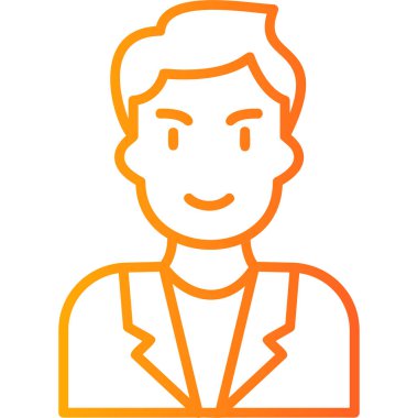 Aday modern simge, vektör illüstrasyonu