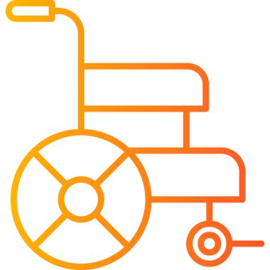 Tekerlekli. Web simgesi basit illüstrasyon