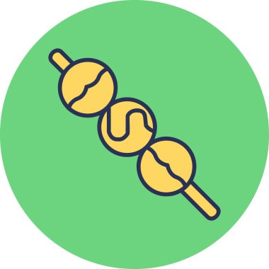 Dango simgesinin vektör illüstrasyonu