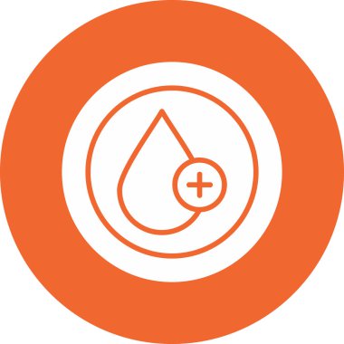 Kan damlası. Web simgesi