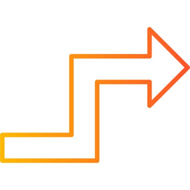 ok sağ vektör simgesi. biçim düz çizim, beyaz arkaplan.