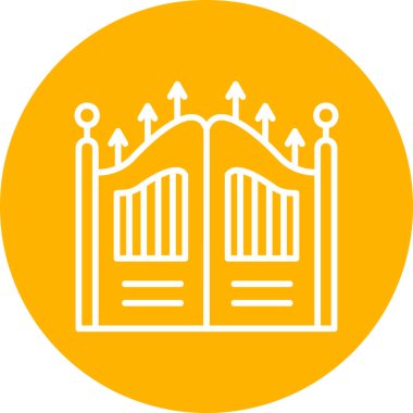 Kapı simge vektör çizim