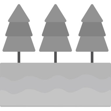 Yılbaşı ağacı. Basit tasarım