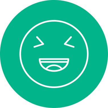 emoji simgesinin vektör illüstrasyonu