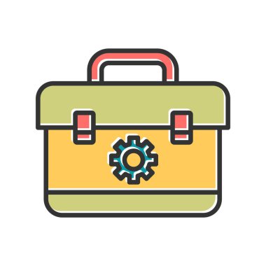 vector illustration of modern Toolbox icon
