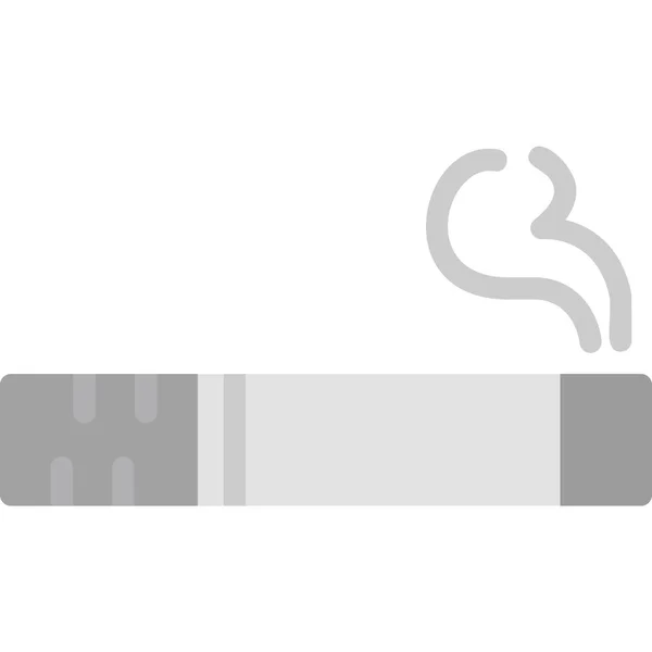 Cigarett Webbikon Vektor Illustration — Stock vektor