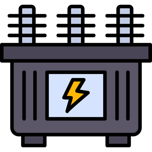 Transformer Icon Vector Illustration — Stock Vector