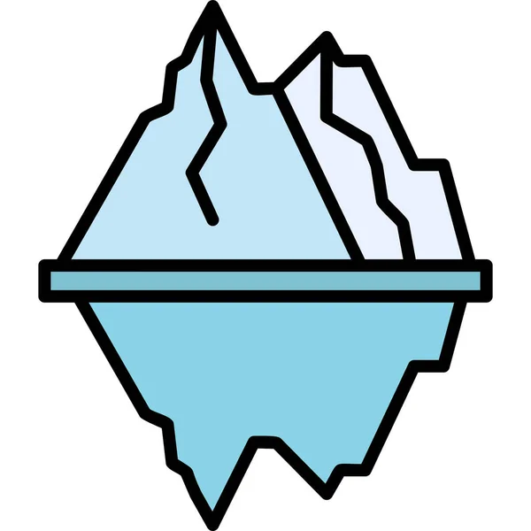 Iceberg图标 现代设计图解 — 图库矢量图片