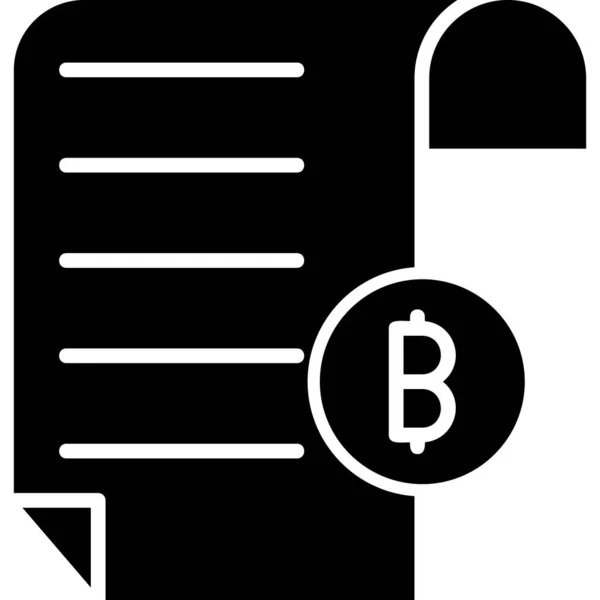 Bill Web Symbol Einfache Illustration — Stockvektor