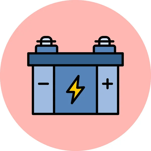 Automobilová Baterie Výměna Energie — Stockový vektor