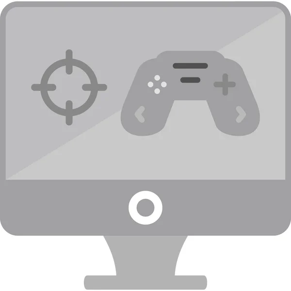 Videojuego Diseño Simple — Vector de stock