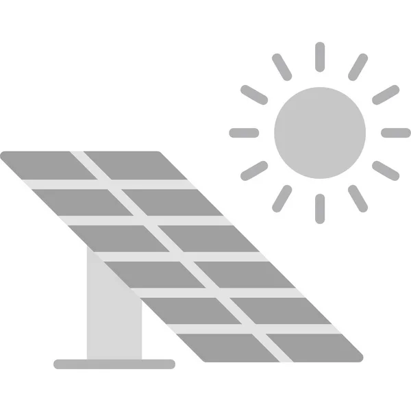 太阳能电池板 简单的例子 — 图库矢量图片