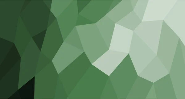 三角形で構成される緑の多角形のイラスト幾何学的背景グラデーション — ストック写真