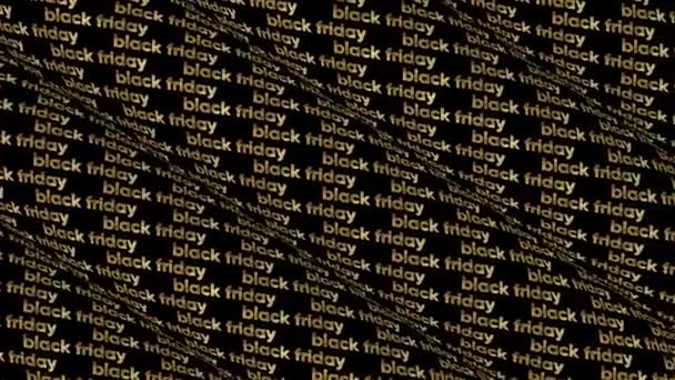 Black Friday Creative Typographic Animation Looping — Stockvideo