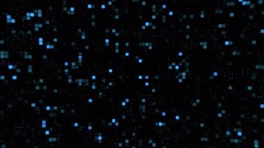 Çeşitli Şekillerle Parıldayan Dijital Soyut Arkaplan.