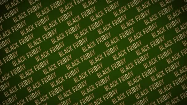 Black Friday Animation Créative Typographique Bouclée — Video