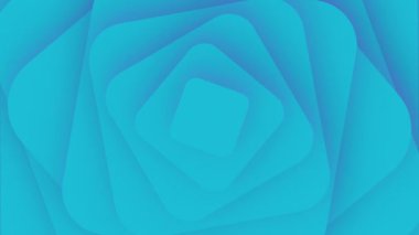 Yuvarlak Karelerin hareketi birbiriyle uyum içinde. Soyut arkaplan. Döngülü.