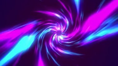 Uzay-Zaman Yolculuğu. Soyut arkaplan. Döngülü.