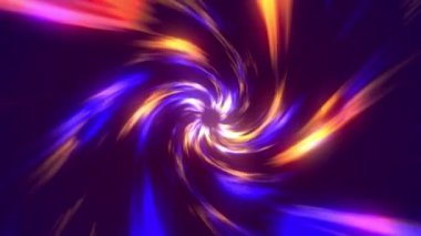 Uzay-Zaman Yolculuğu. Soyut arkaplan. Döngülü.