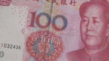 Renminbi, 100 Yuan banknot. Döngülü Canlandırma.